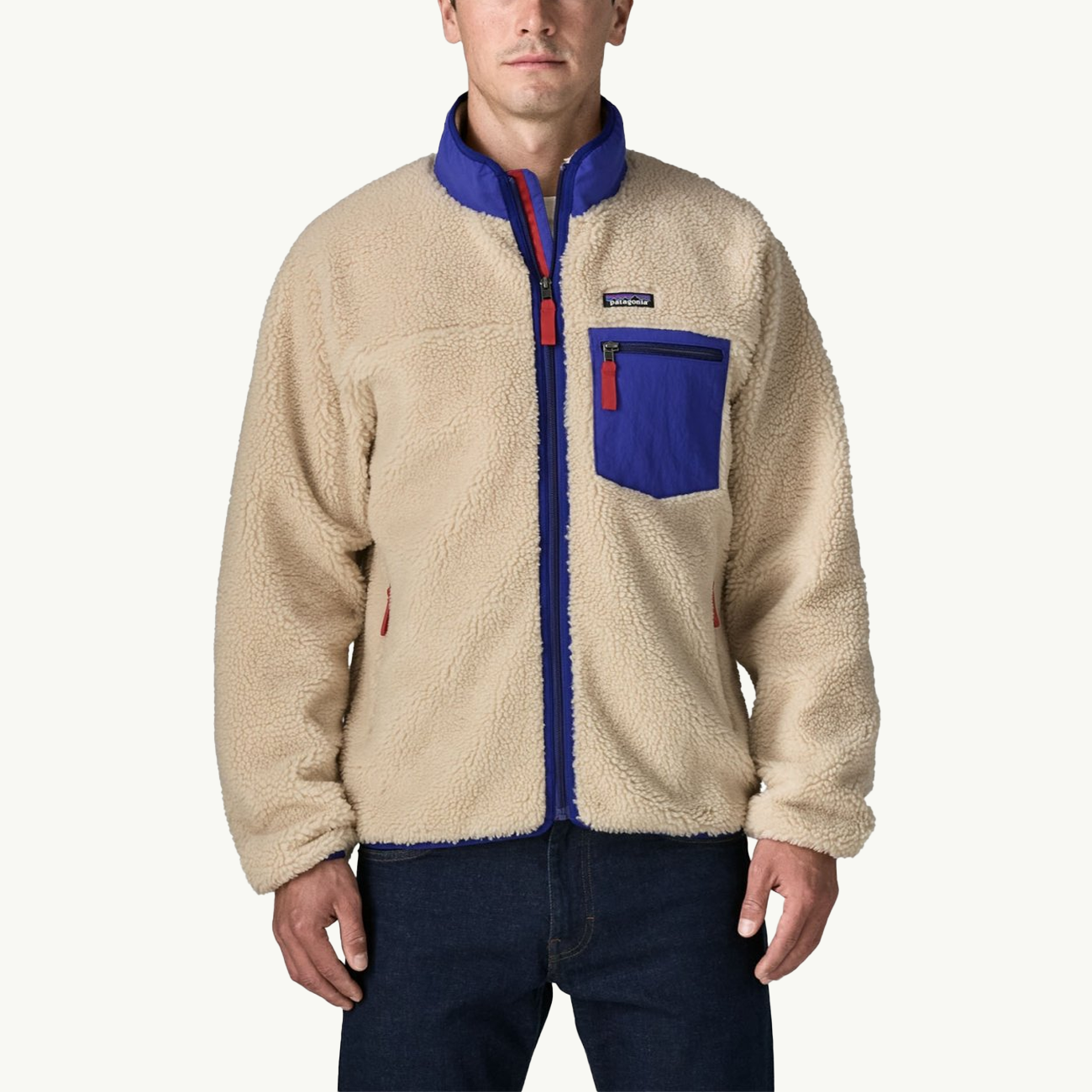 Classic Retro-X Jacket - Dark Natural/Cobalt Blue