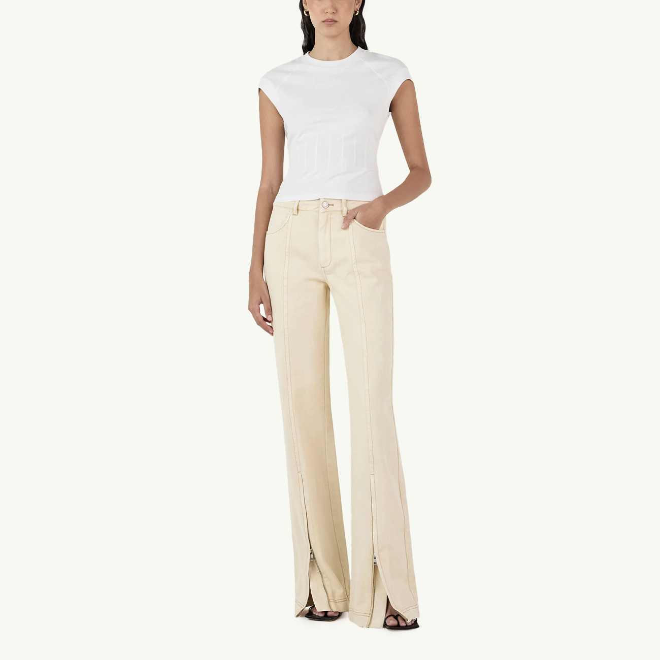 Gigi Baby Tee - Ivory