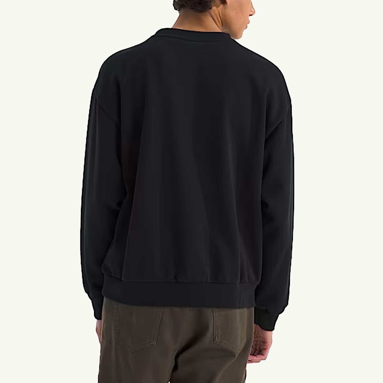 Evolution Simple Dome Oversized Crew - TNF Black