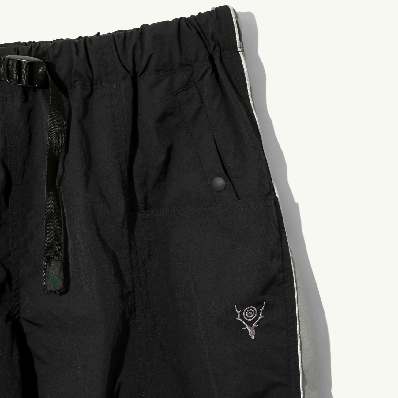 Warm-Up Nylon Tussah Pant - Black