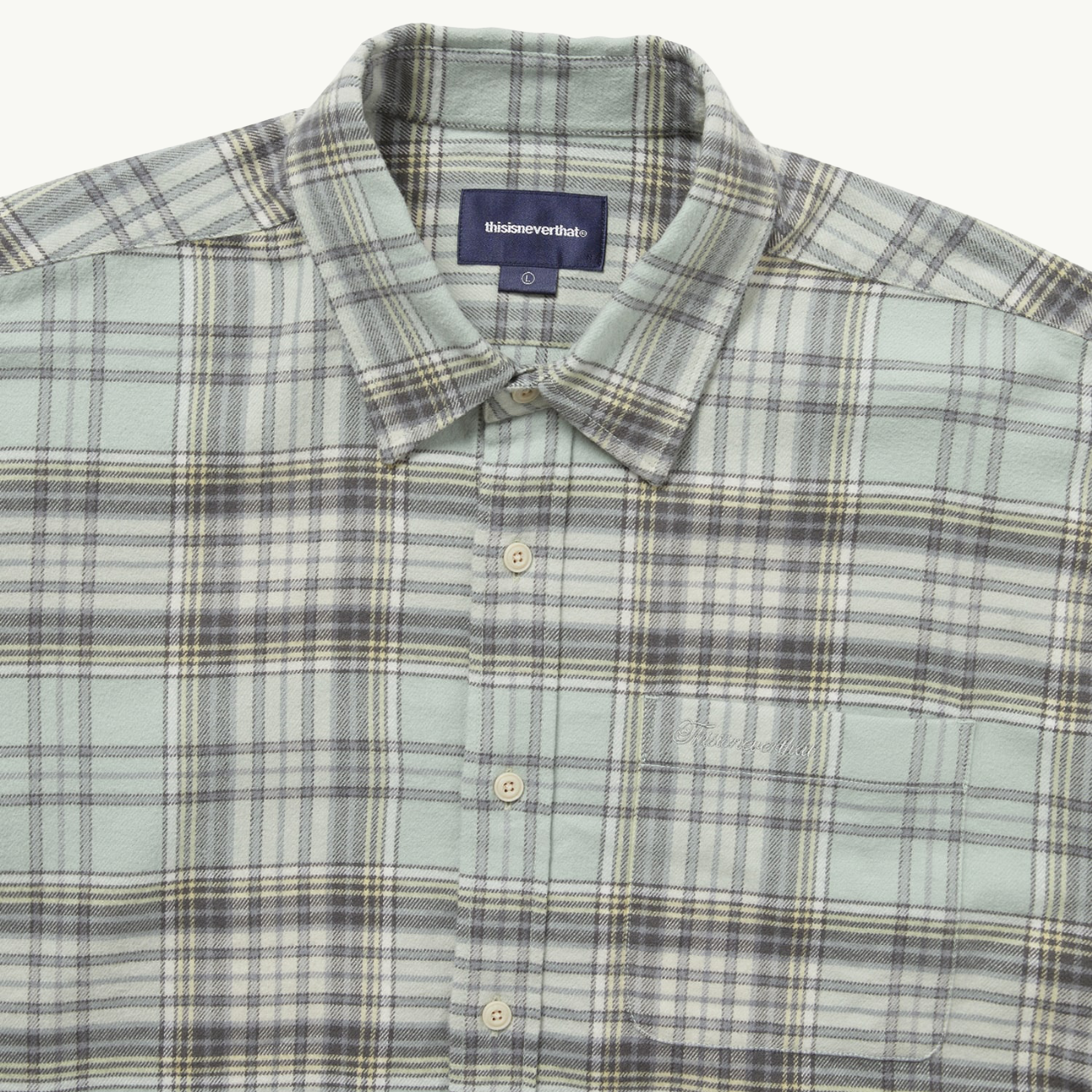 Flannel Check Shirt - Sage