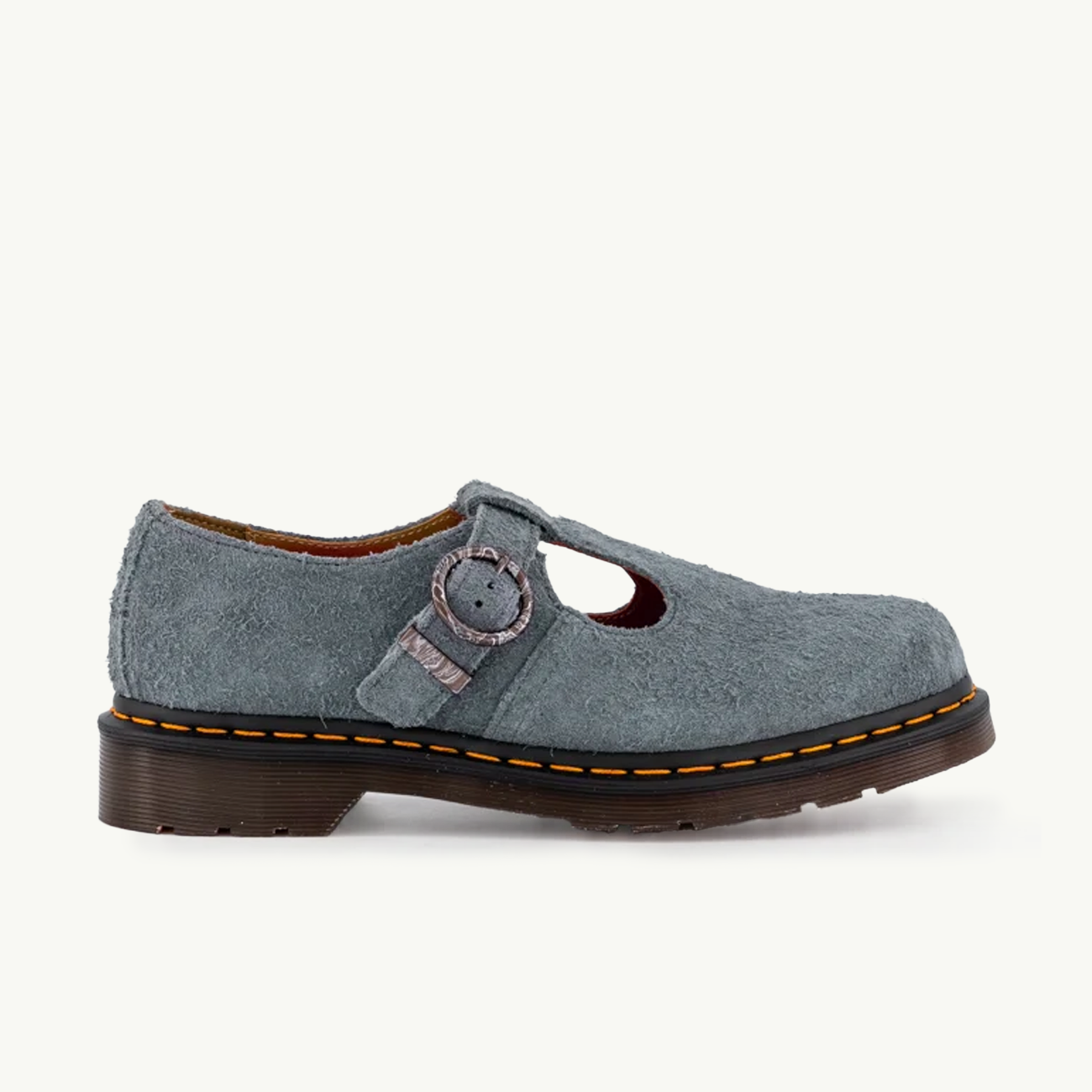 T Bar Napped Suede - Washed Denim