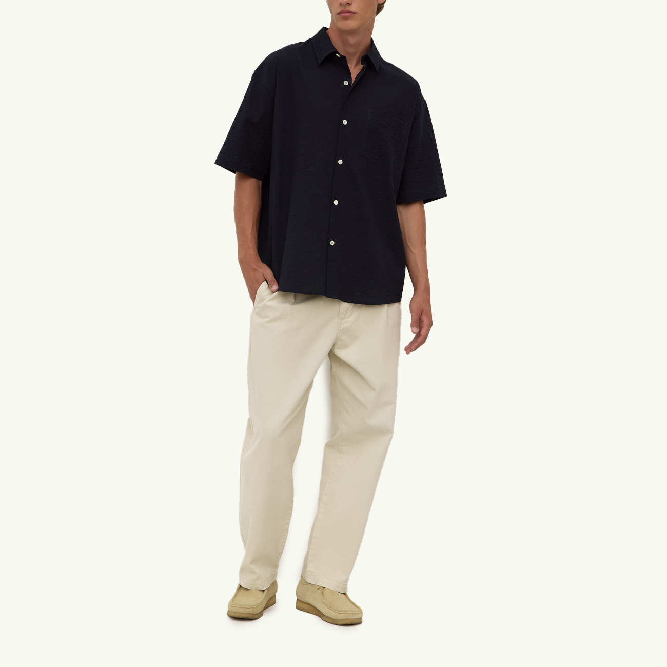 Raine Short Sleeve Shirt - True Navy