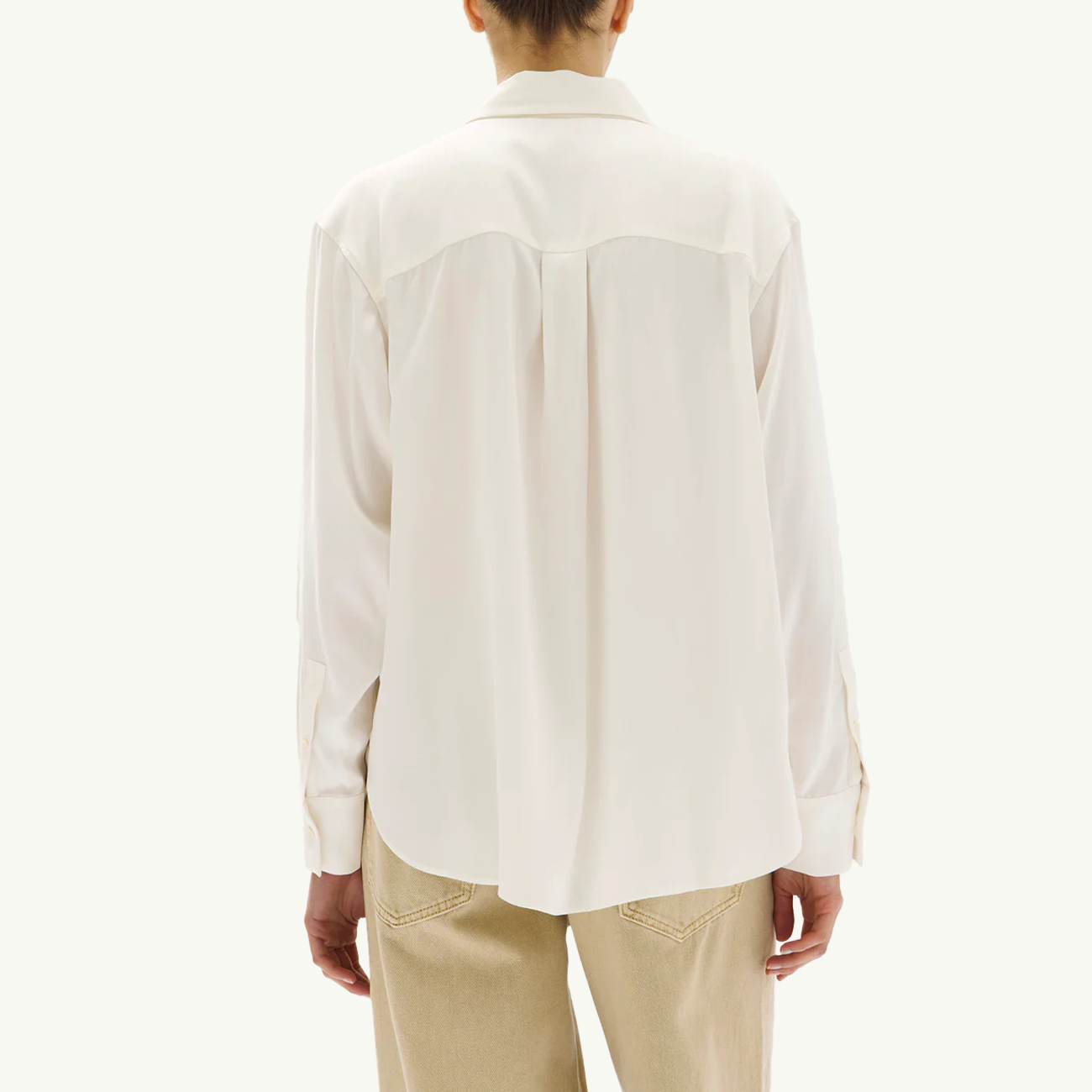 Rae Long Sleeve Shirt - Cream