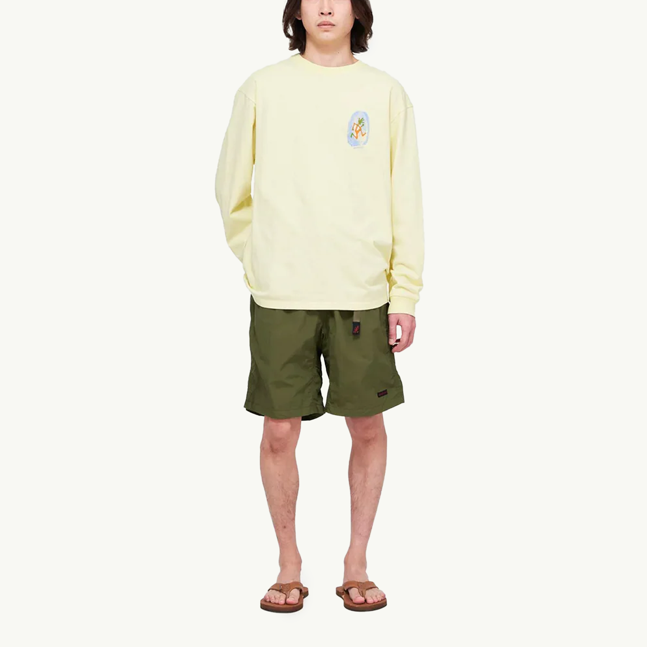 Nylon Packable G-Short - Olive