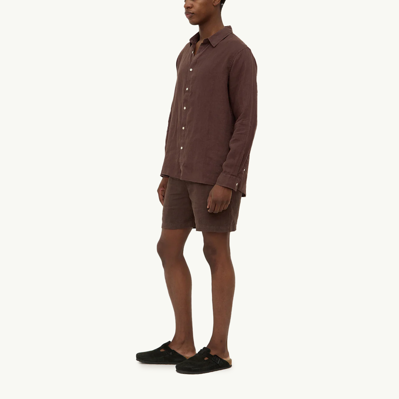 Everyday Men's Linen Shirt - Ganache