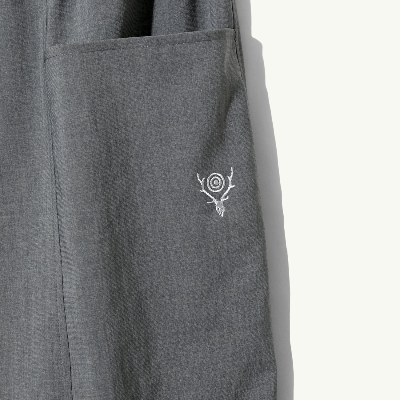 Army String Poly Oxford Pant - Grey