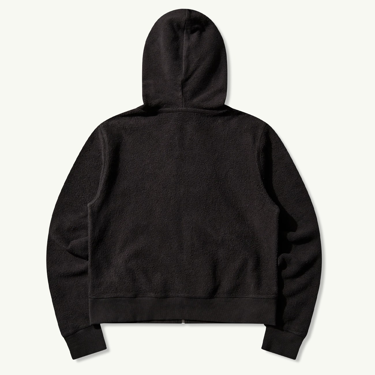 Guniy Inside Out Zip-Up Baby Hoodie - Washed Black