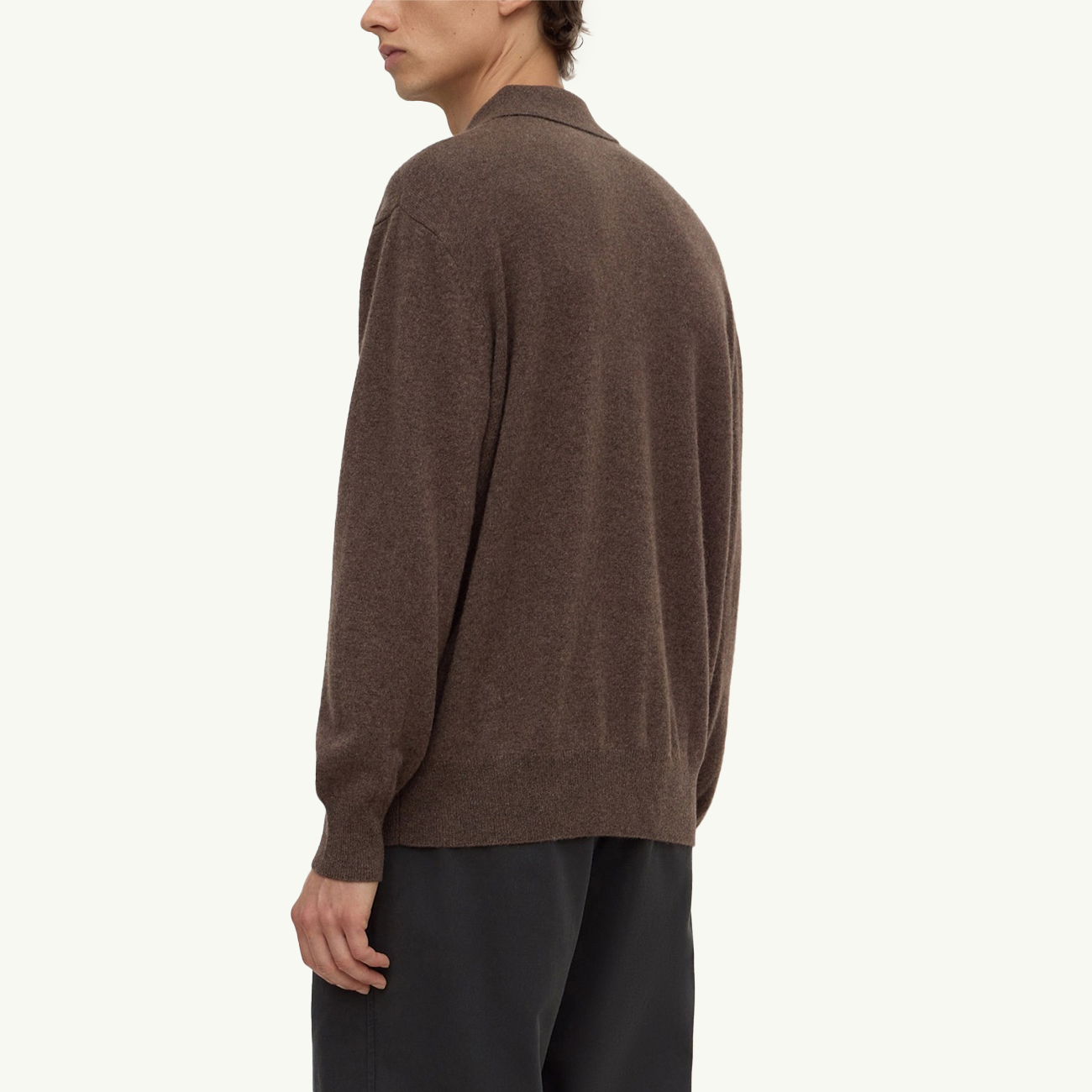 Cashmere Polo - Ganache Marle