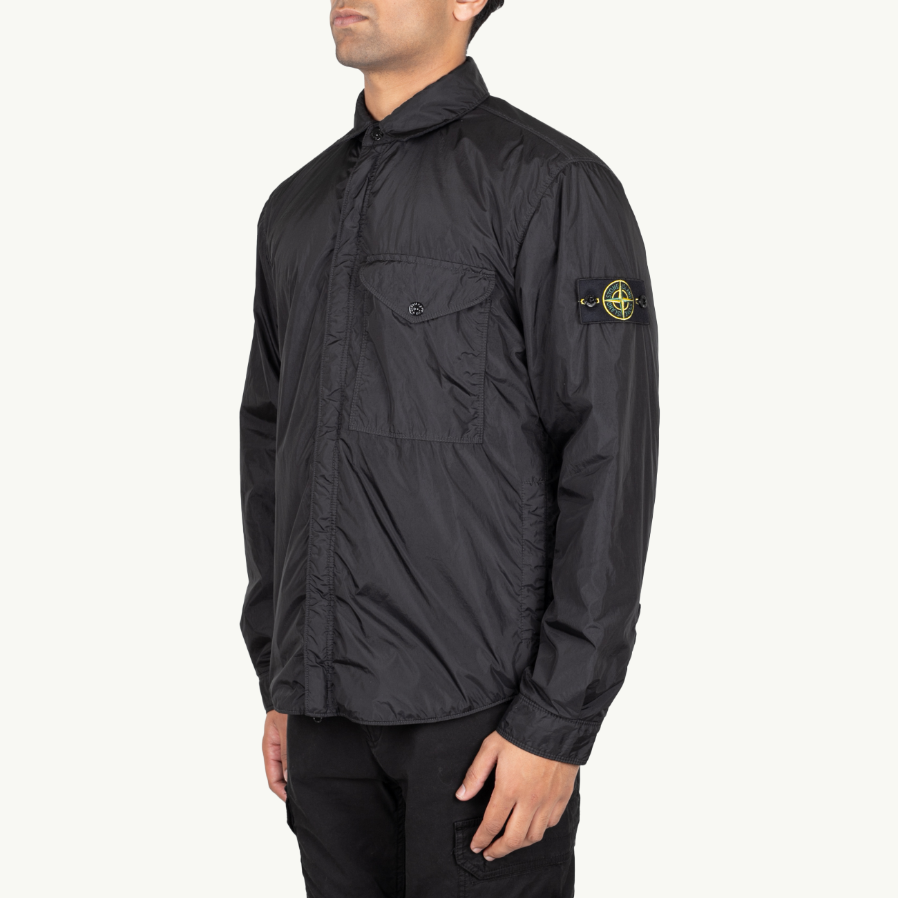 Light Outerwear Patch Collar Primaloft - Black 2981