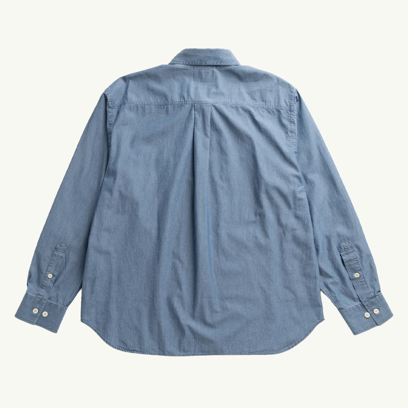 Falster Chambray Oversize Shirt - Dark Blue