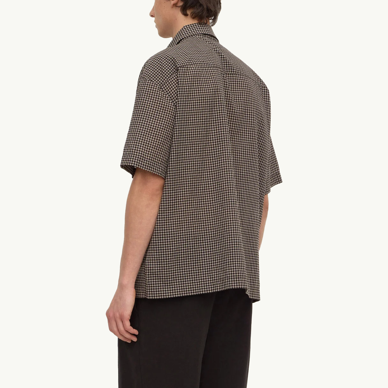 Alta Check Short Sleeve Shirt - Brown/Black