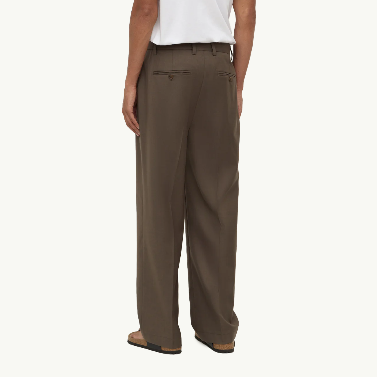 Ari Tailored Pant - Ganache Marle