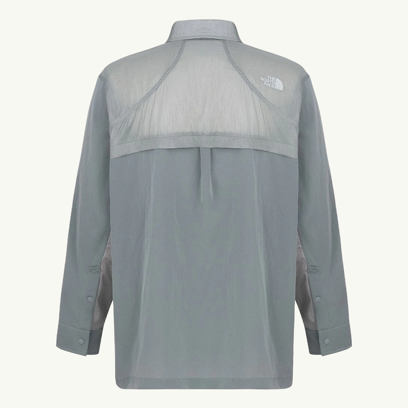 Metallic Dome Pocket LS Shirt - Monument Grey/High Rise Grey