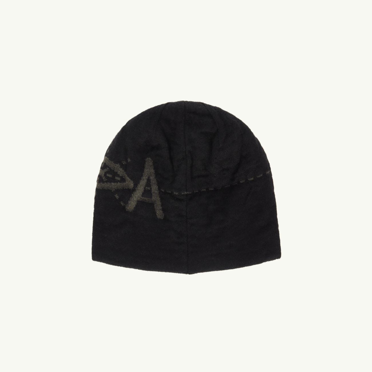 Dial Wool Beanie - Black