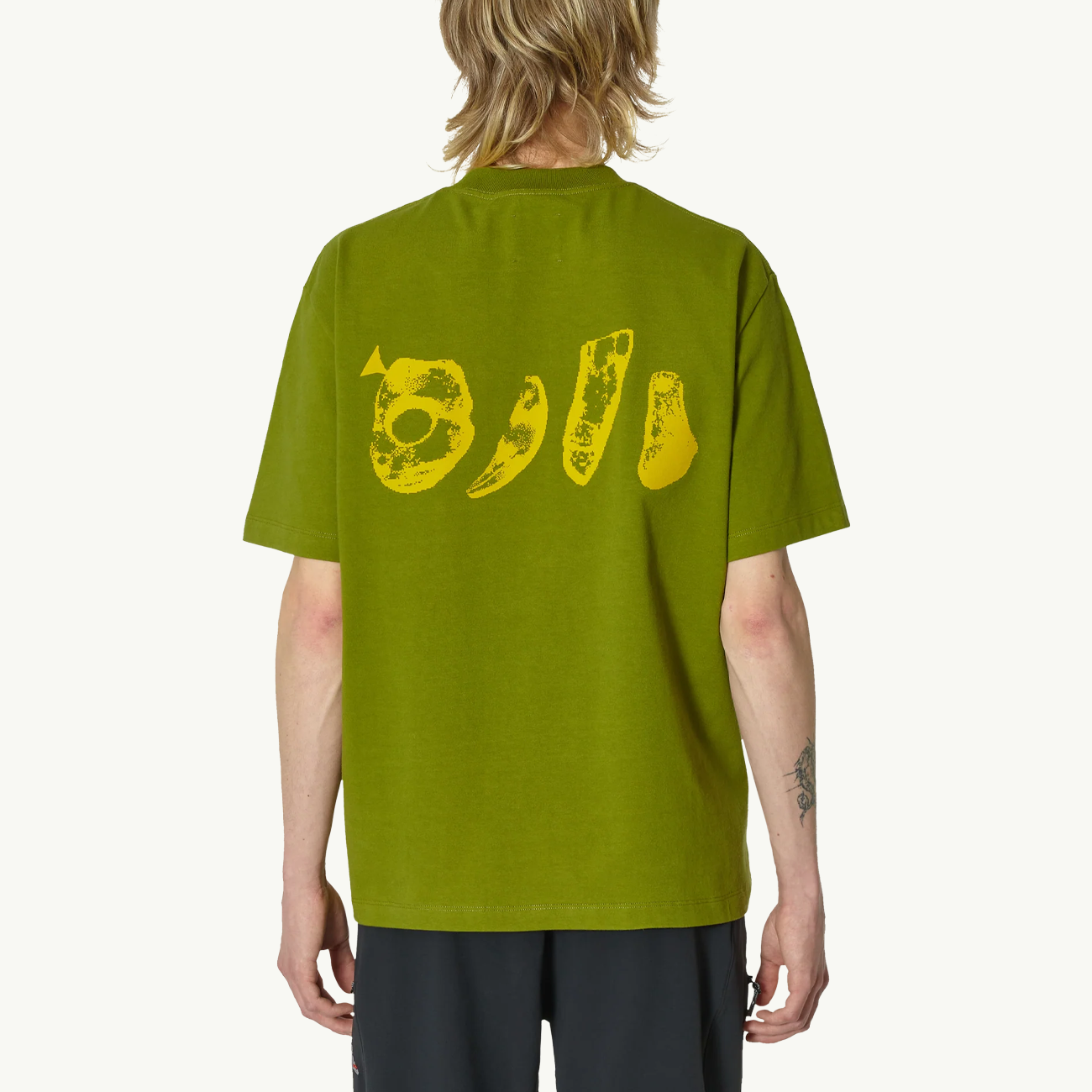 Graphic Boxy SS Tee - Cardamom