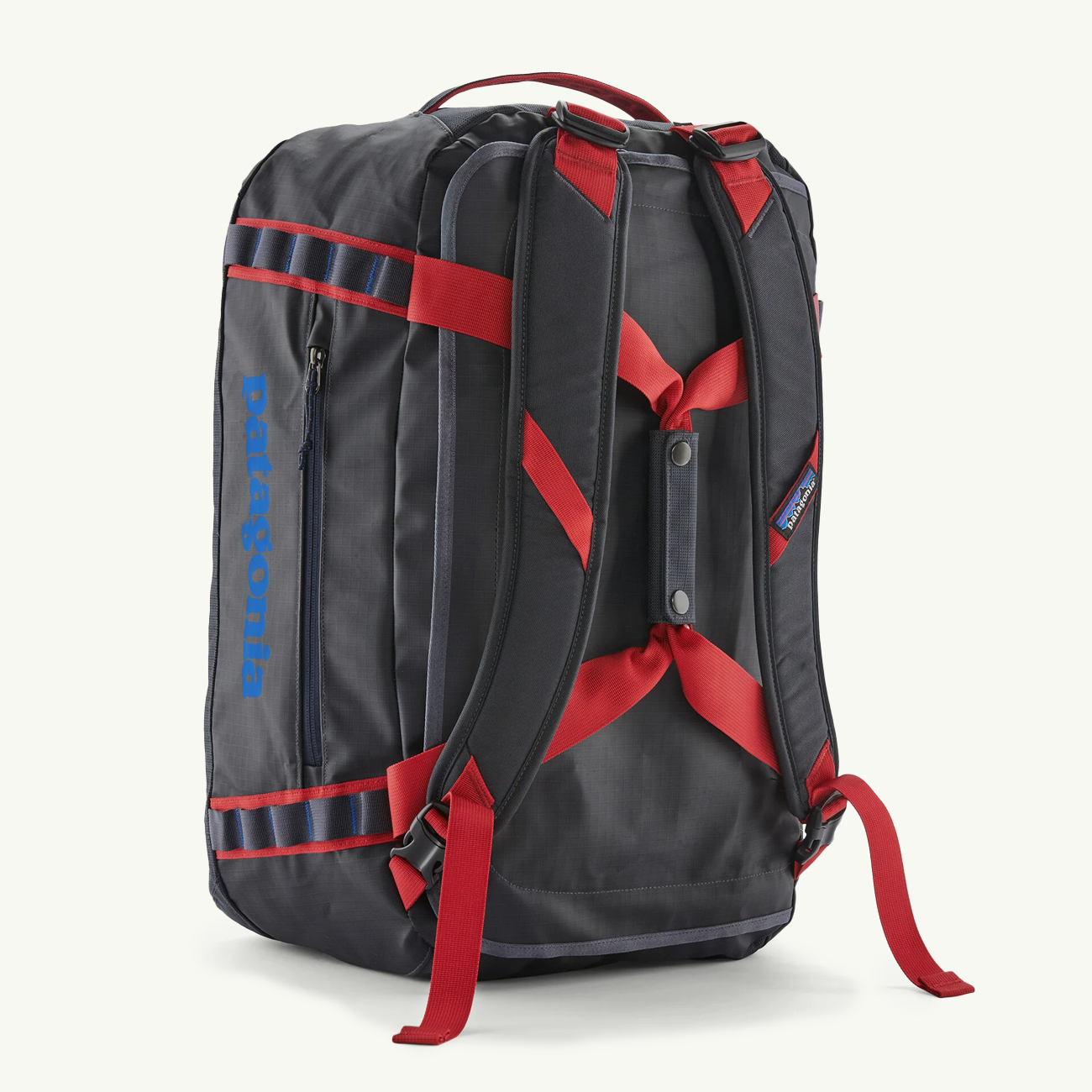 Black Hole Duffel 40L - Smolder Blue/Amanita Red