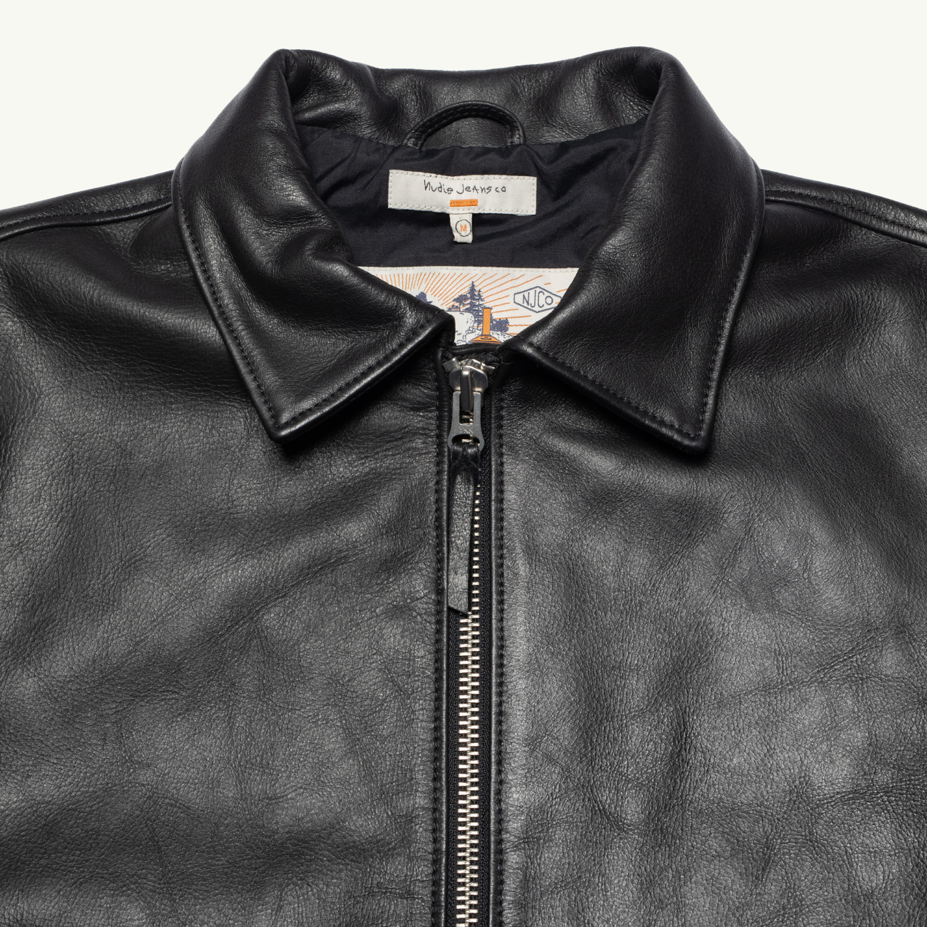 Eddy Rider Leather Jacket - Black