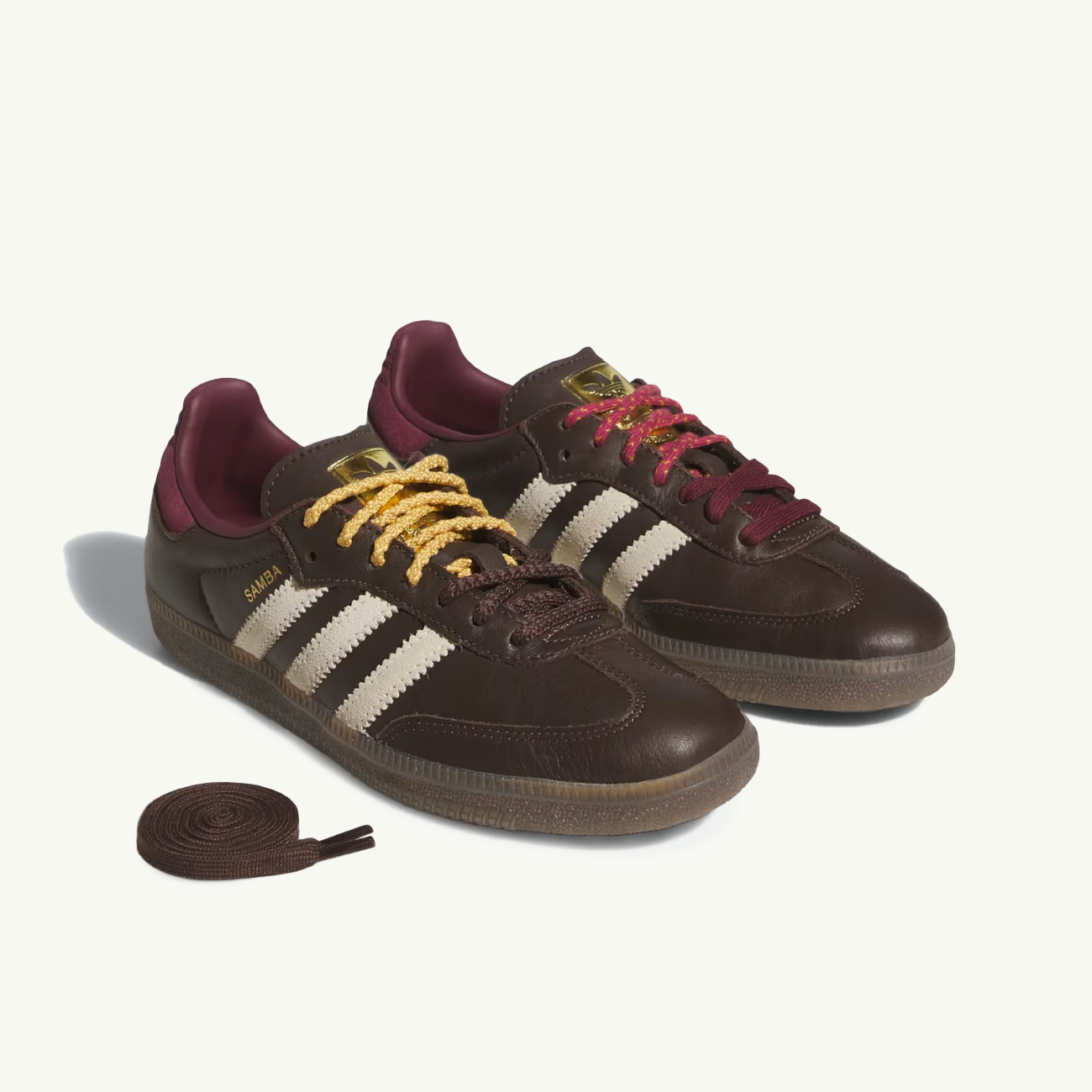 Women's Samba OG - Brown/Warm Vanilla/Maroon