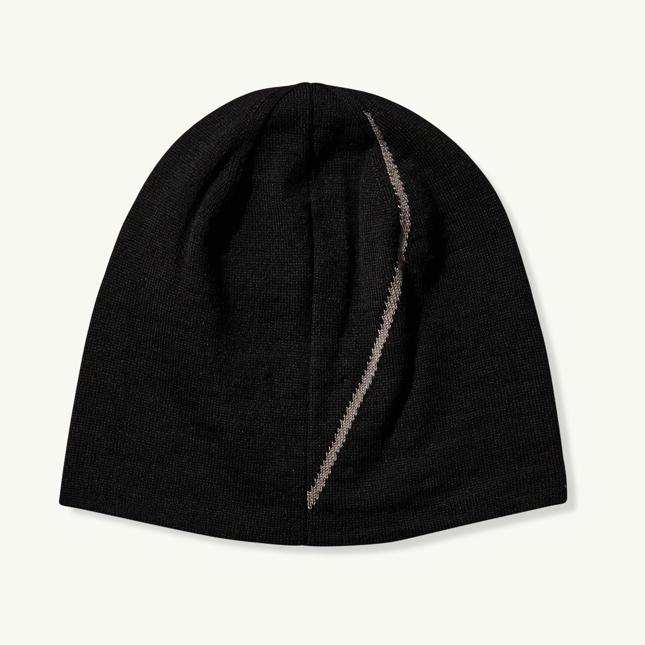 Logo Wool Beanie - Black