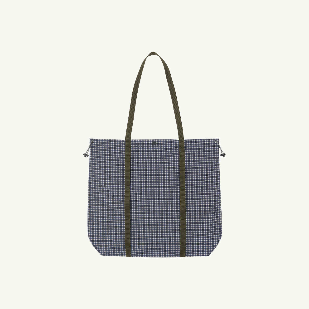 Utility Tote Bag - Navy Check