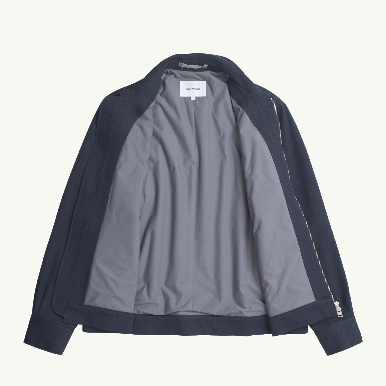 Aksel Cavalry Cotton Wool Windstopper Jacket - Dark Navy