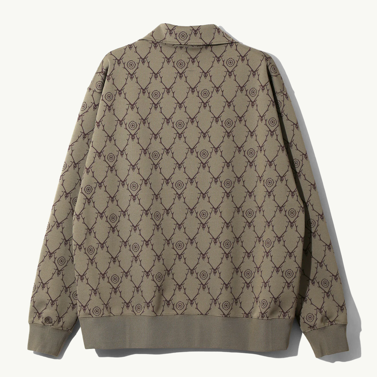 Trainer Jacket Poly Jacquard - Khaki