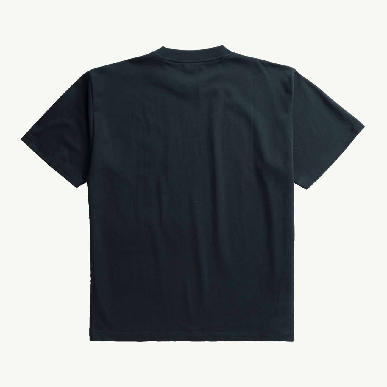 Simon Loose Organic Heavy Jersey Large 'N' T-Shirt - Dark Navy