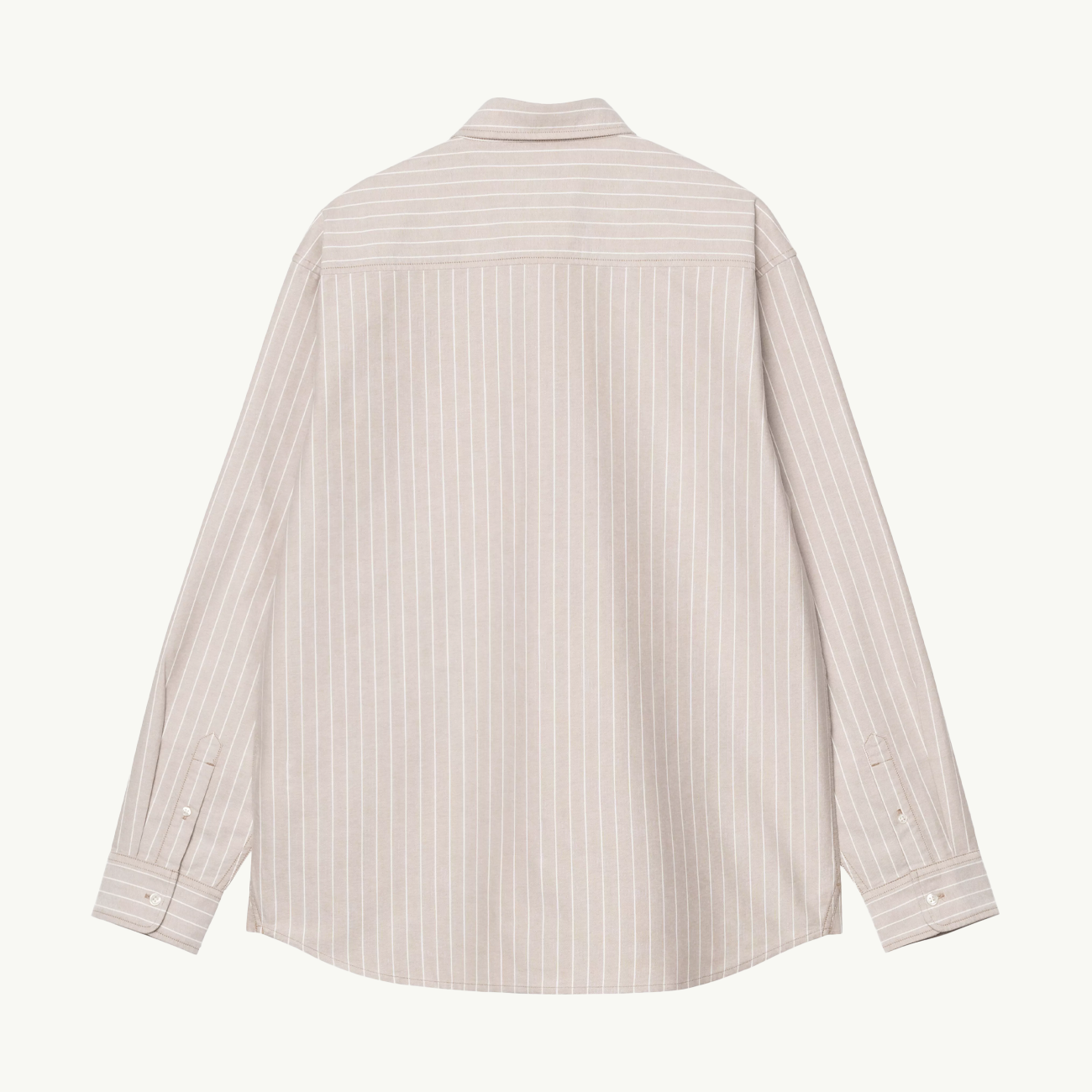LS Cassel Shirt - Cassel Stripe/Peanut/White