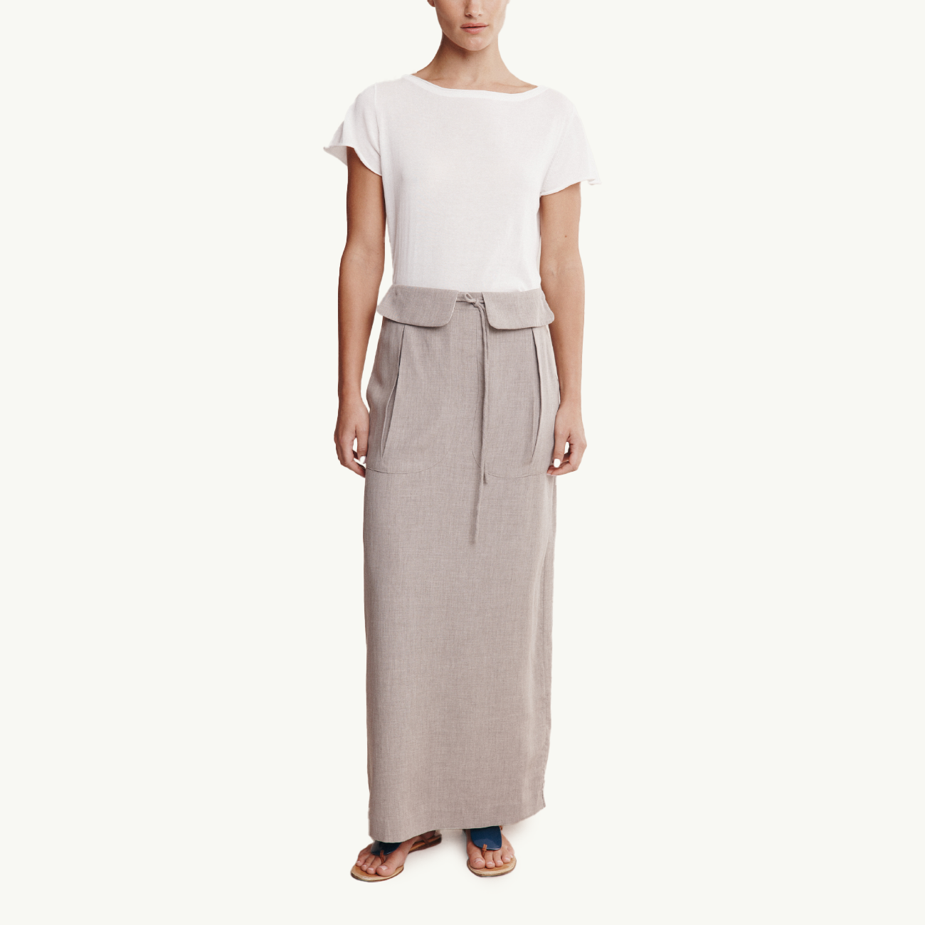 Beca Skirt - Grey Marle