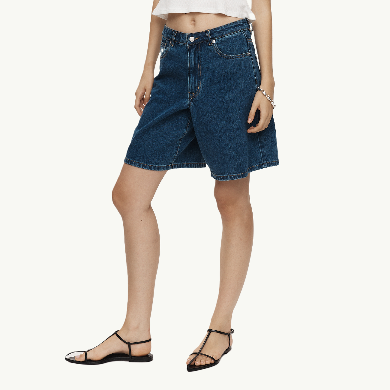 Relaxed Jean Short - Heritage Blue