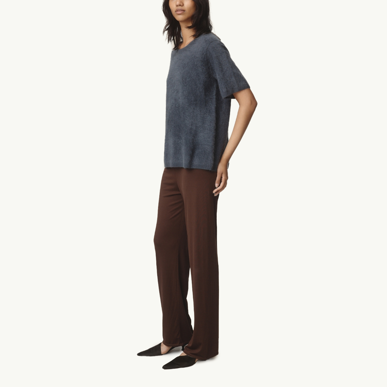 Hera Cashmere Top - Starling