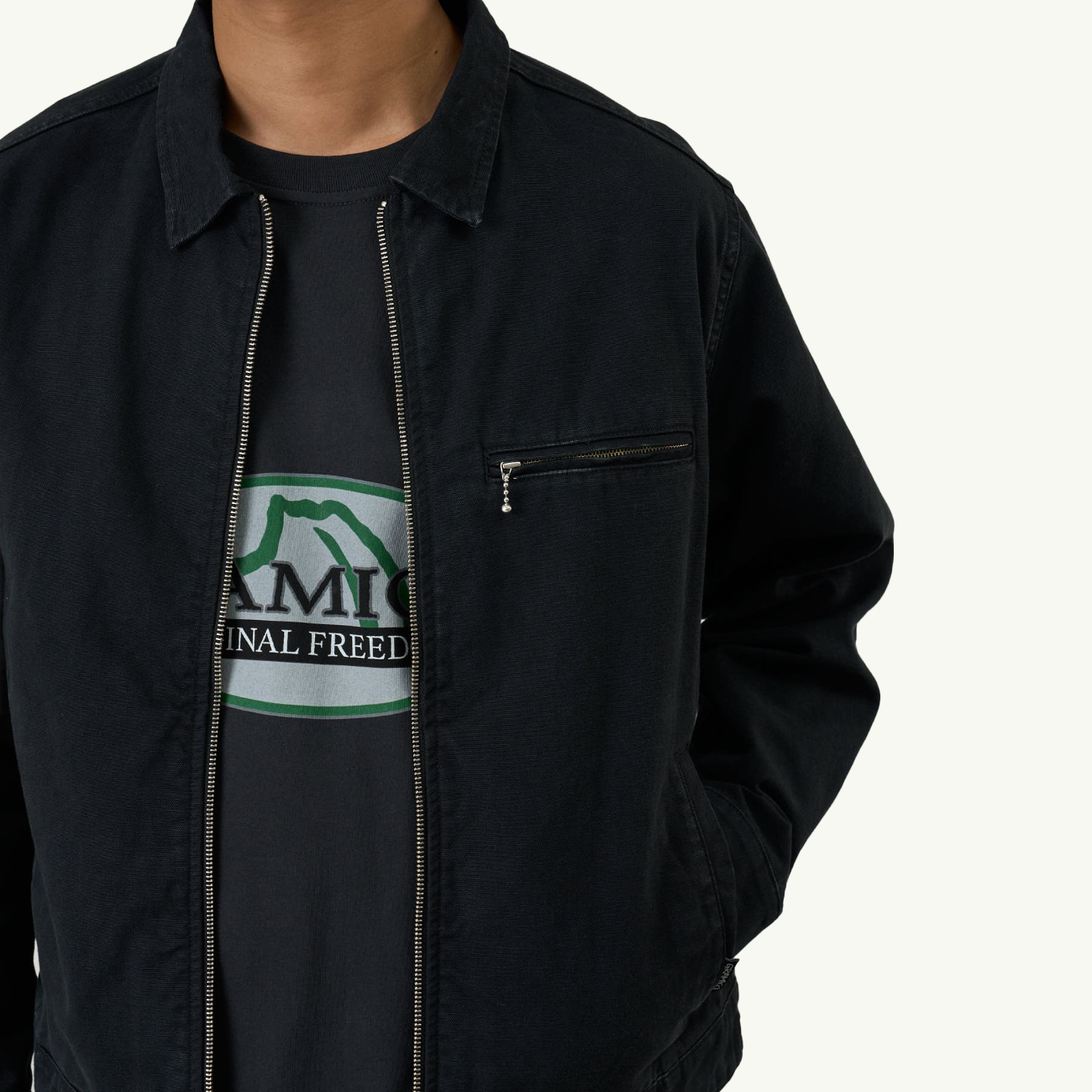 Taos Canvas Jacket - Black