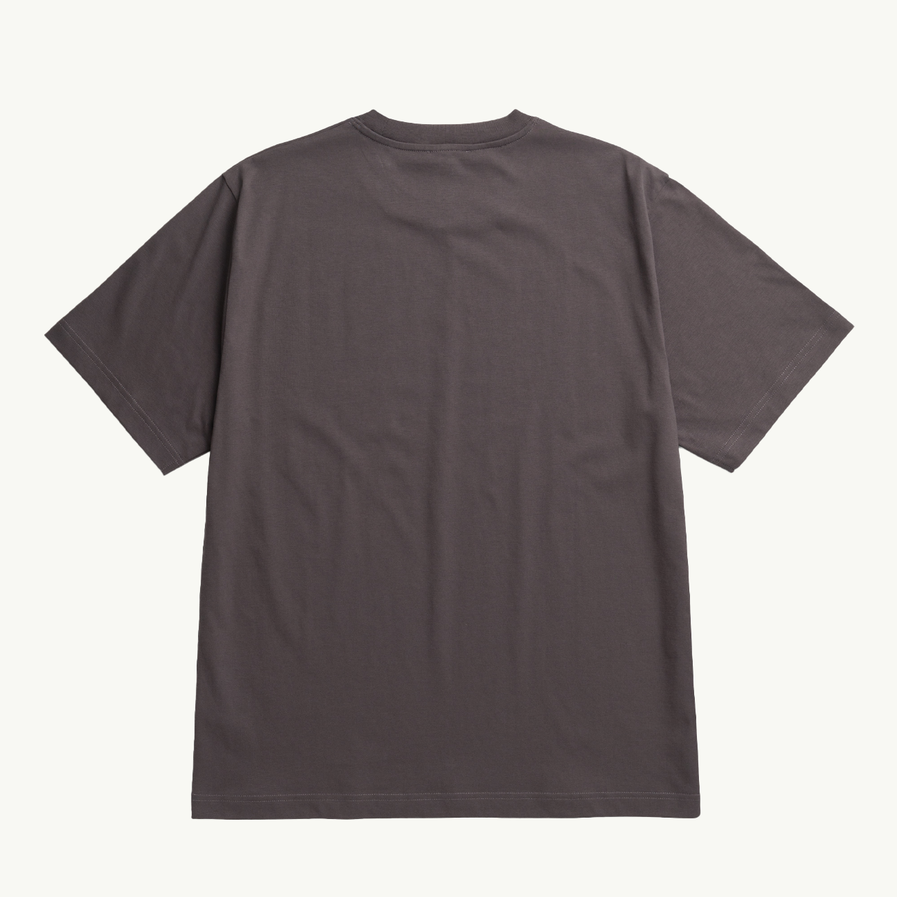 Dyrehaven Organic Logo Print T-Shirt - Shale