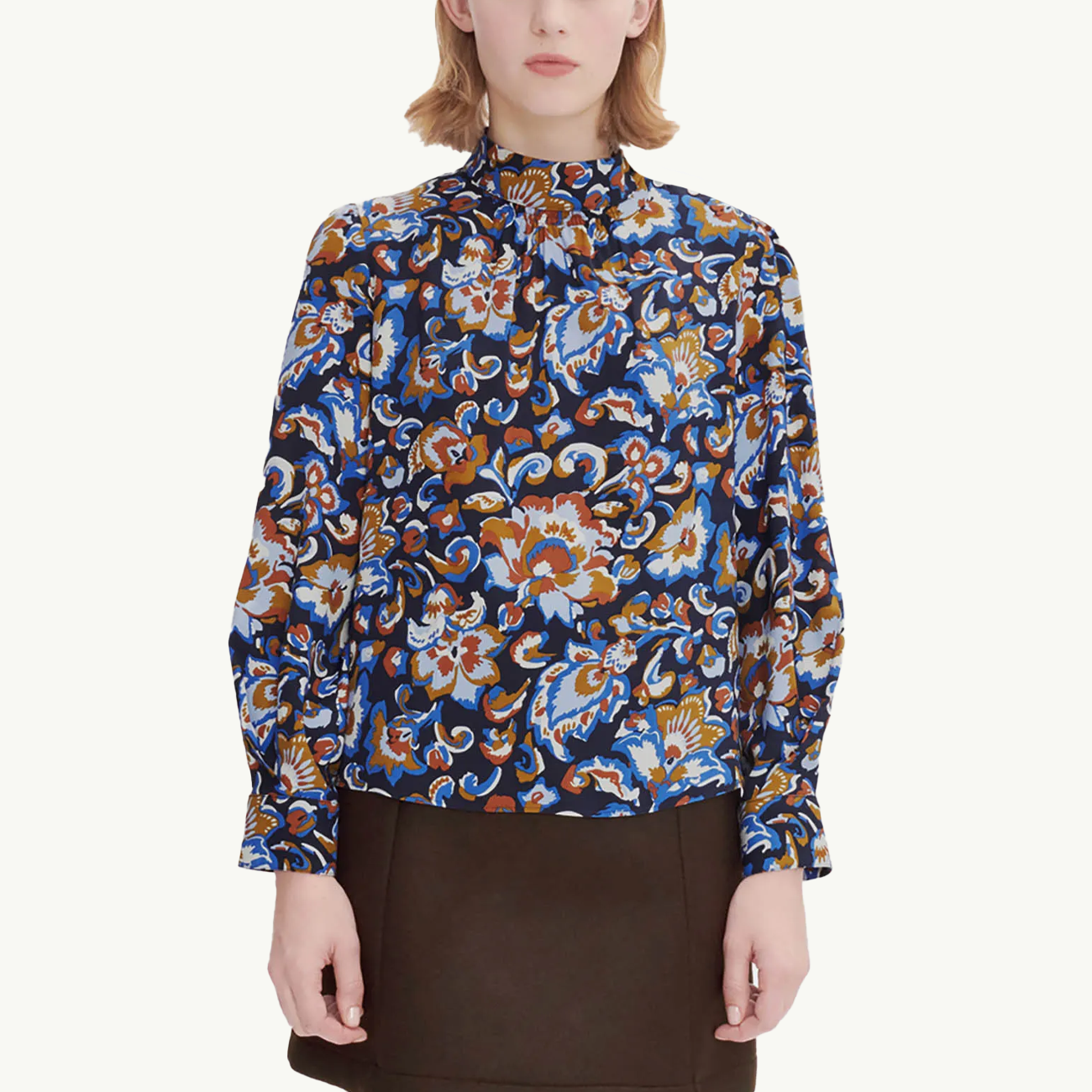 Women's Lily Blouse - Dark Navy