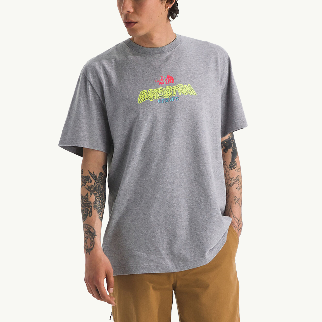 Essential Expedition Tee - TNF Pale Grey Heather