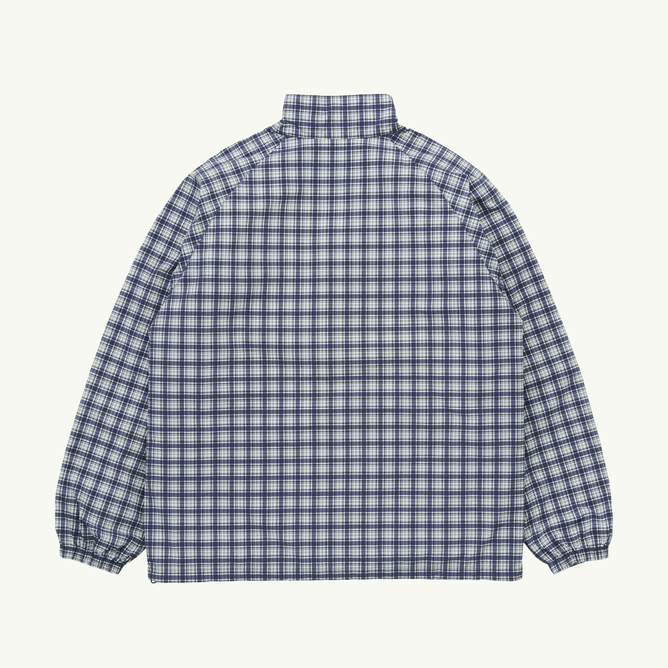 Checkered Shell Jacket - Navy Check