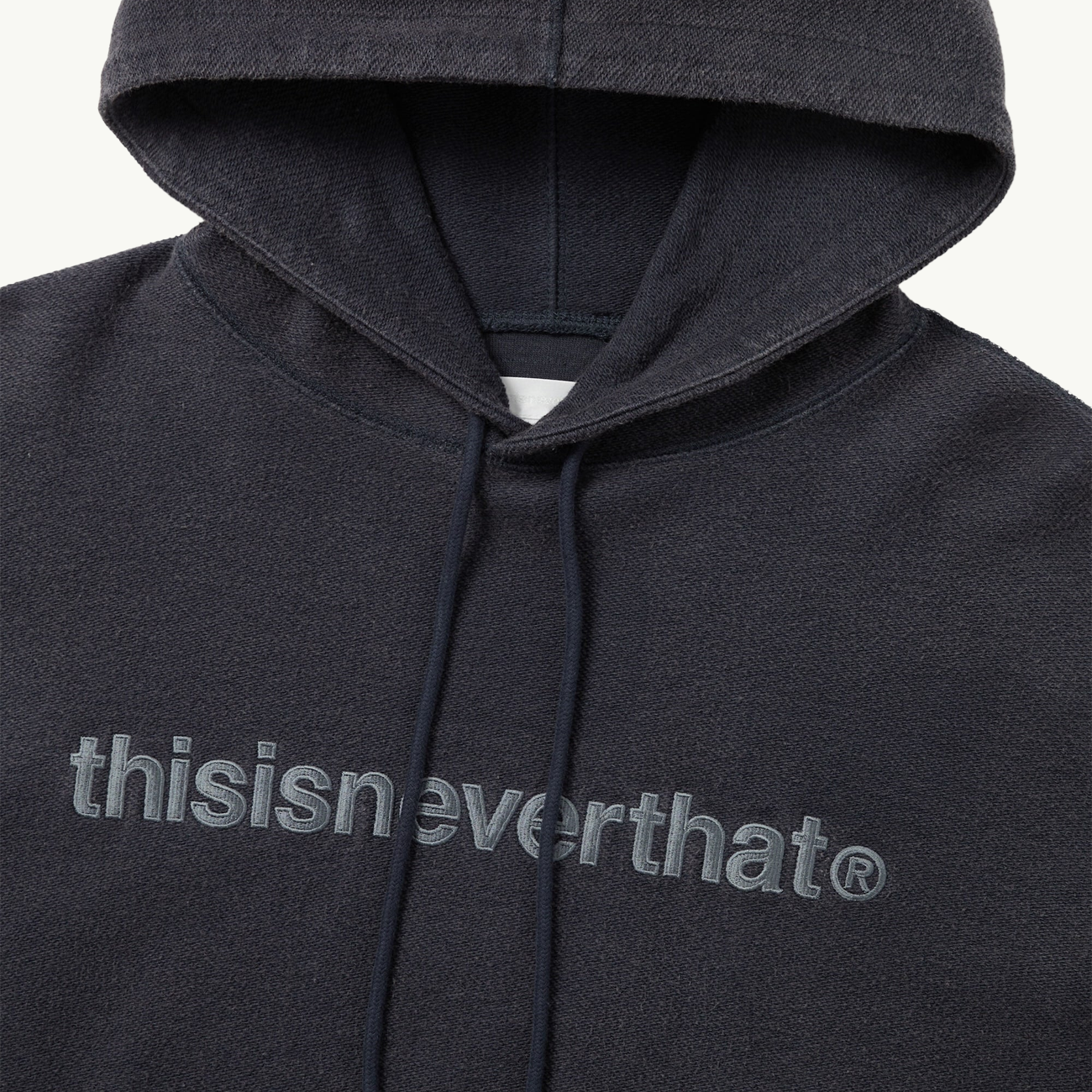 T-Logo Hoodie - Faded Navy