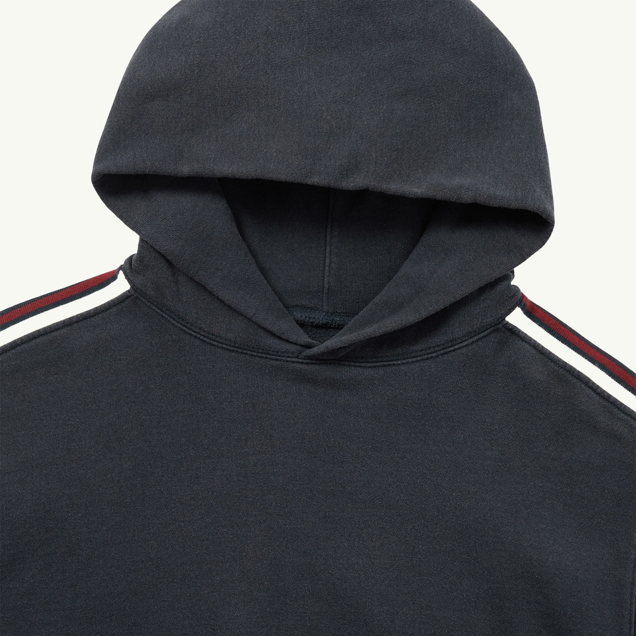 Striped Hoodie - Dark Navy