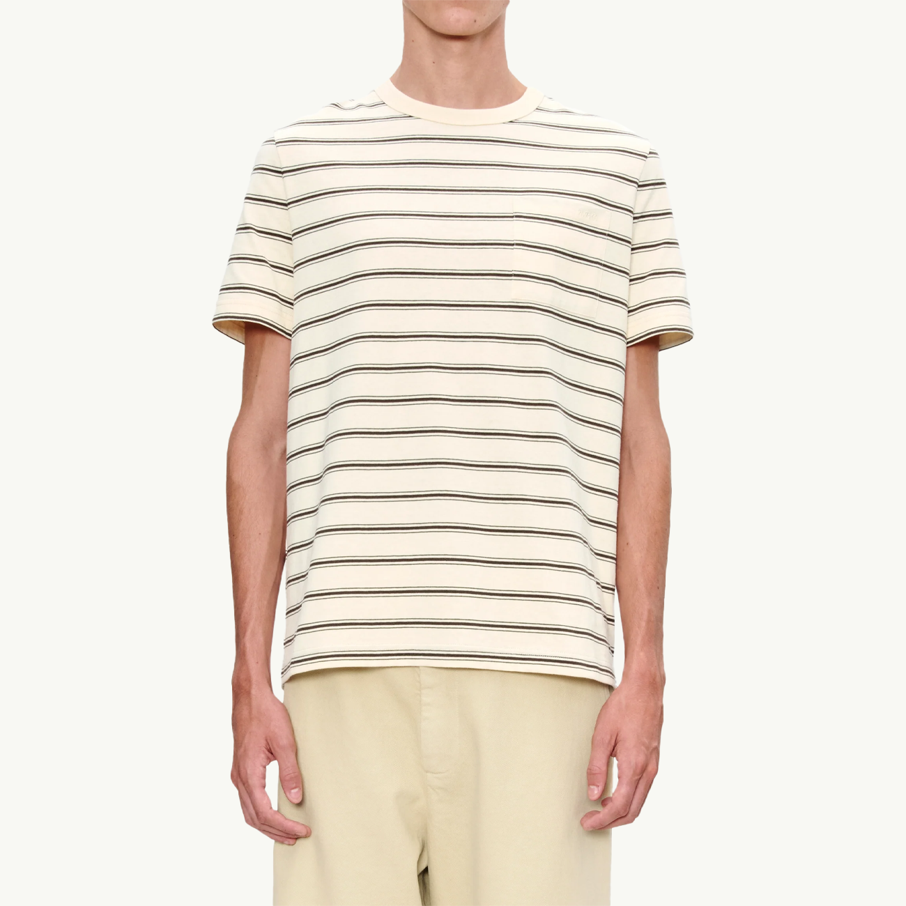 Striped T-Shirt - Ecru