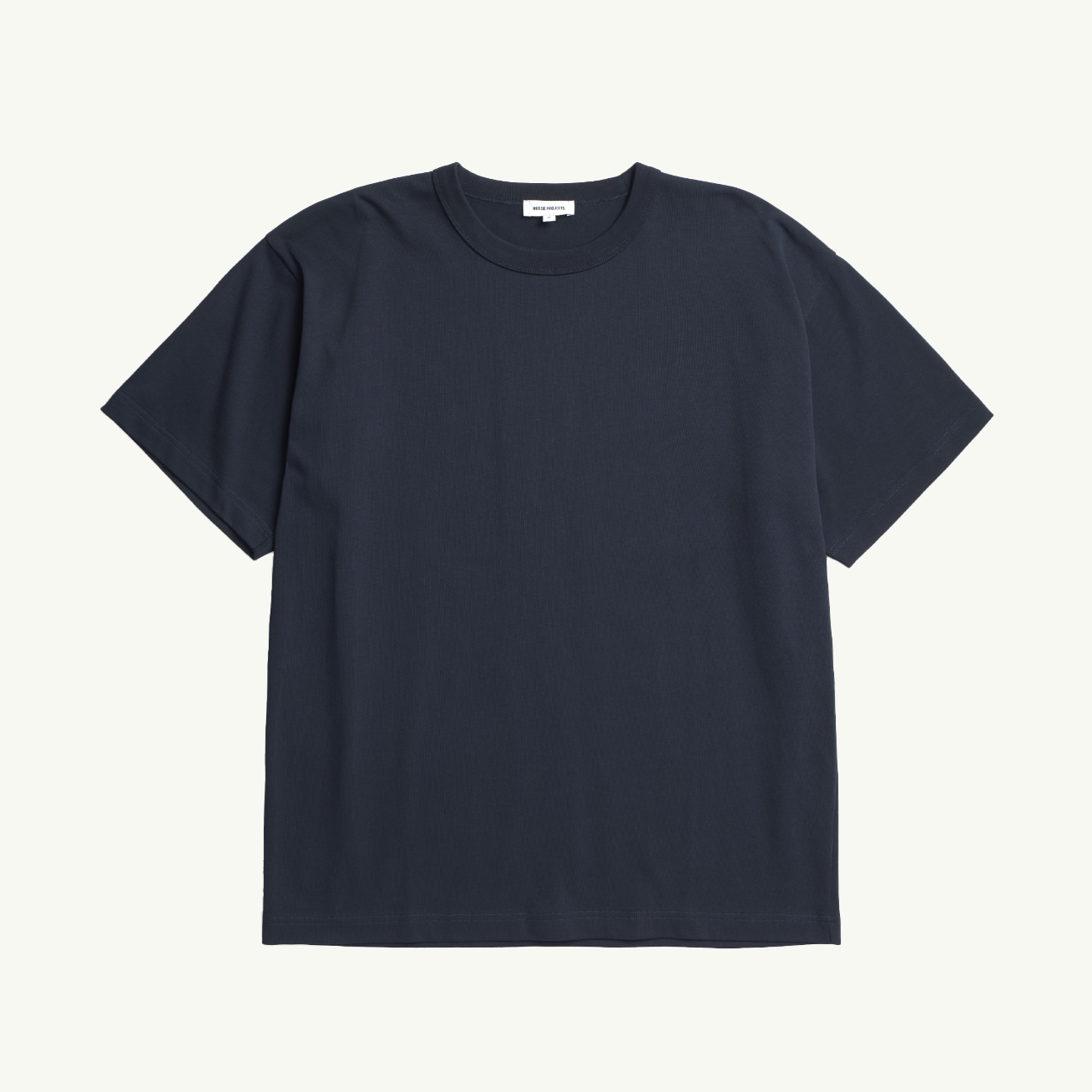 Simon Organic Arch Print T-Shirt - Dark Navy
