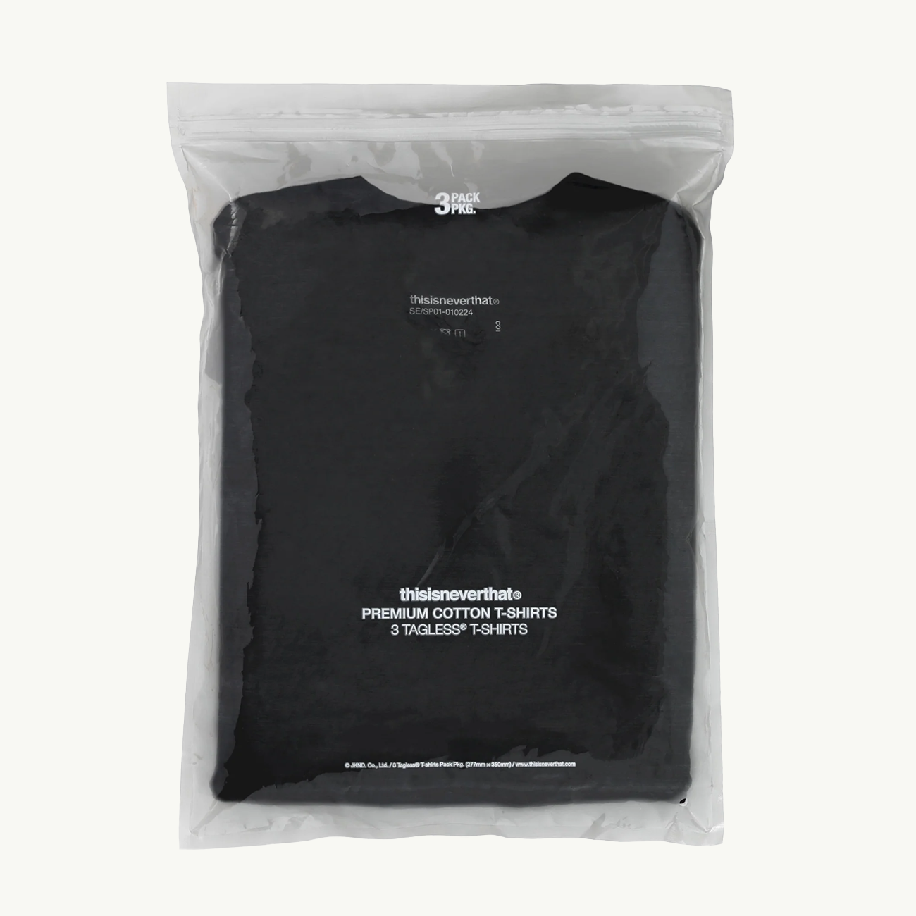 3 Tagless T-Shirts - Multi