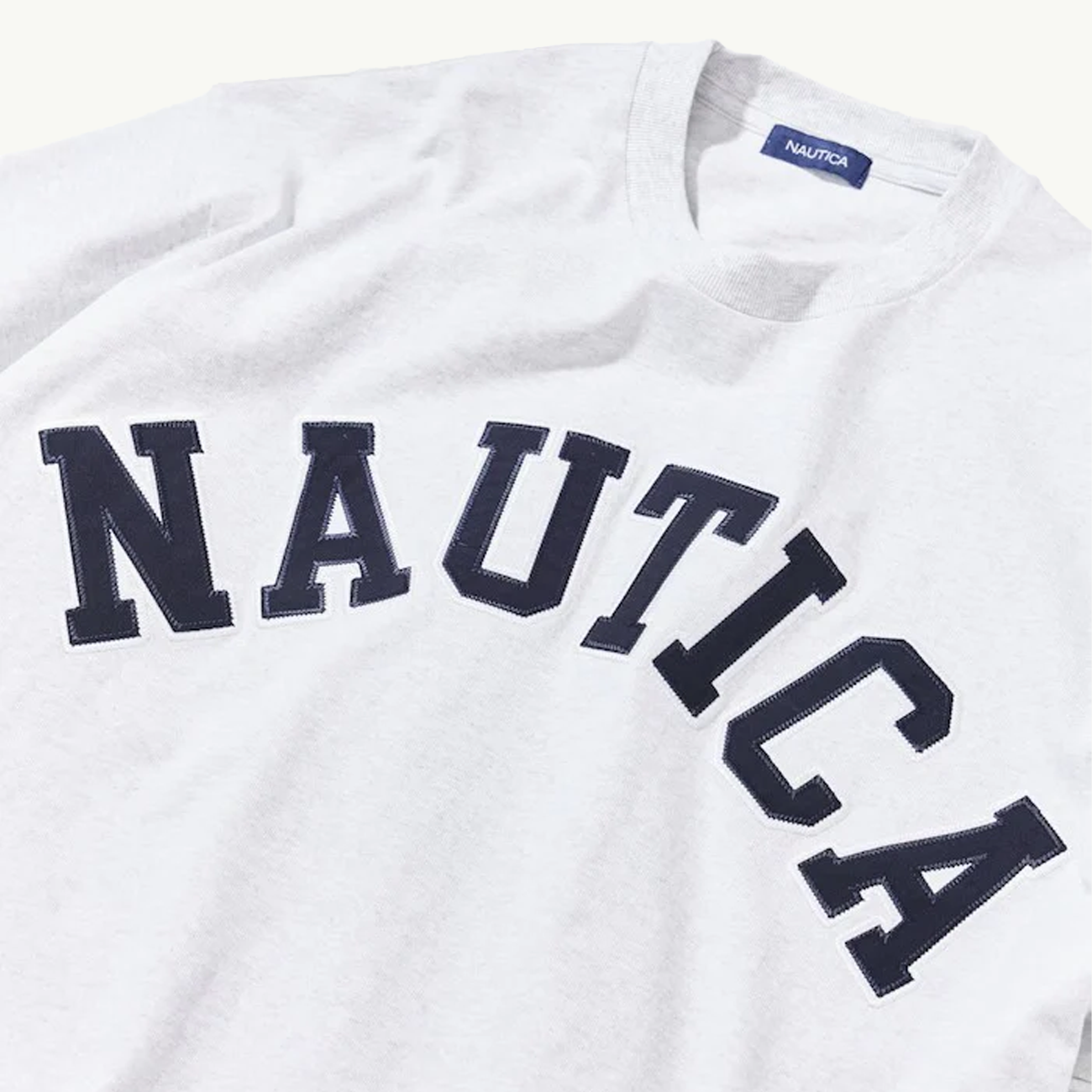 Arch Logo Piece Dyed Tee - White