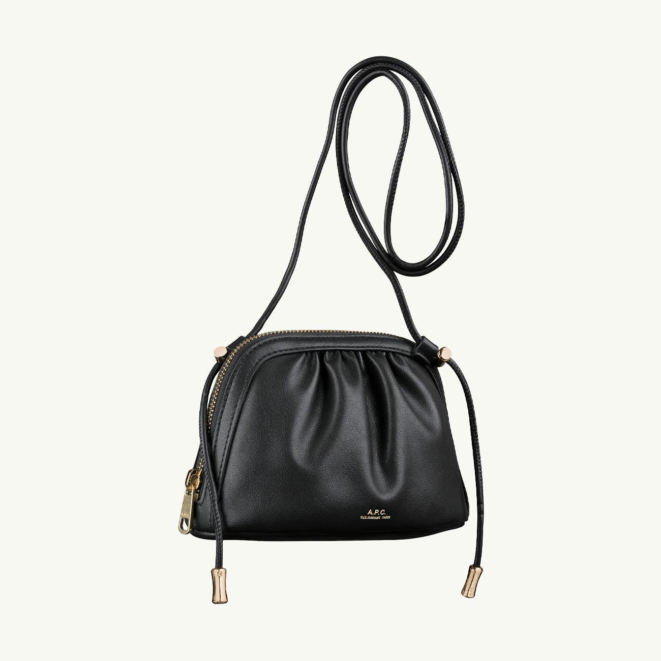 Ninon Small Drawstring Bag - Noir