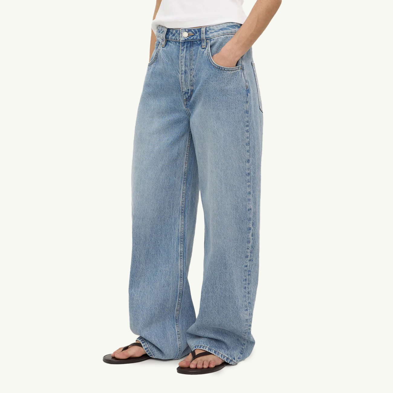 Low Curve Mid Rise Jean - Indigo Fade