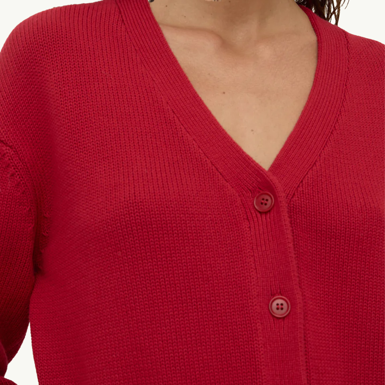 Meri Knit Cardigan - Mulberry