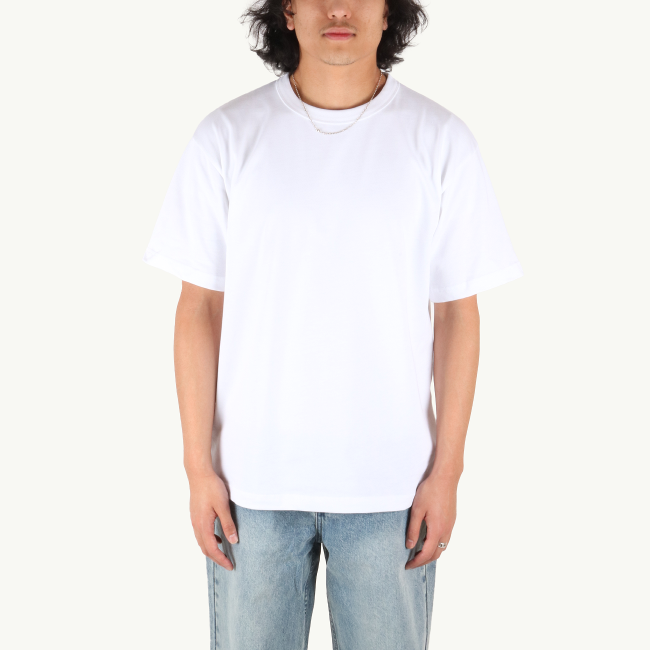 Simon Organic Arch Print T-Shirt - White