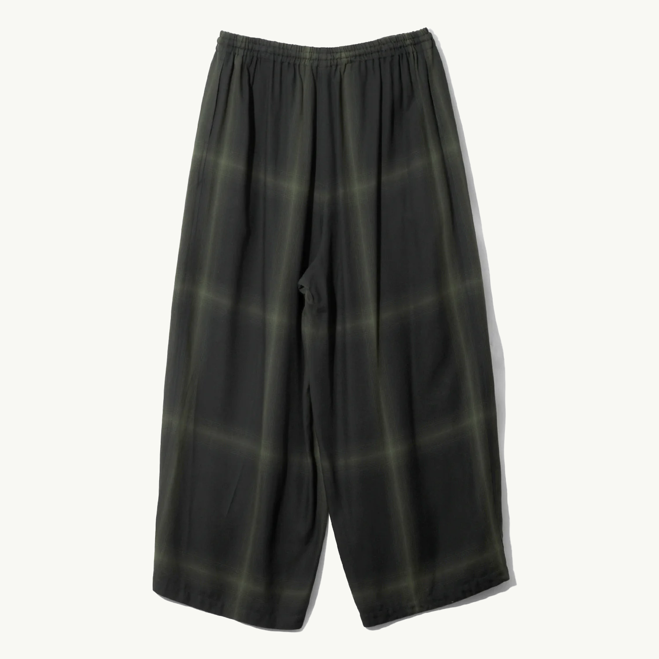 H.D. Pant Rayon Plaid - Black