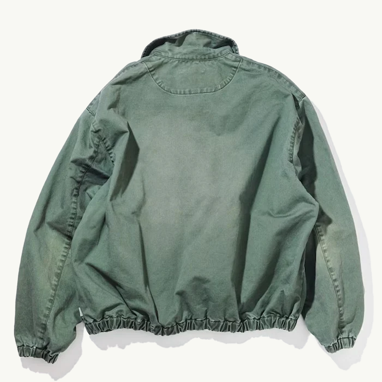 Chino Zip Twill Jacket - Olive