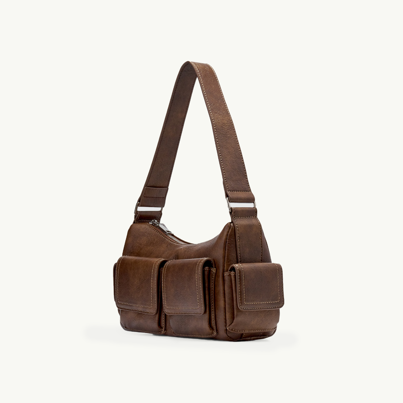 Rae Pocket Bag Mini - Worn Chocolate